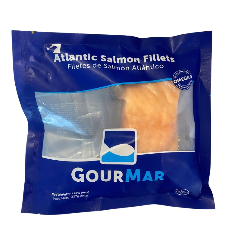 Filete de salmón con piel 227gr (8oz)