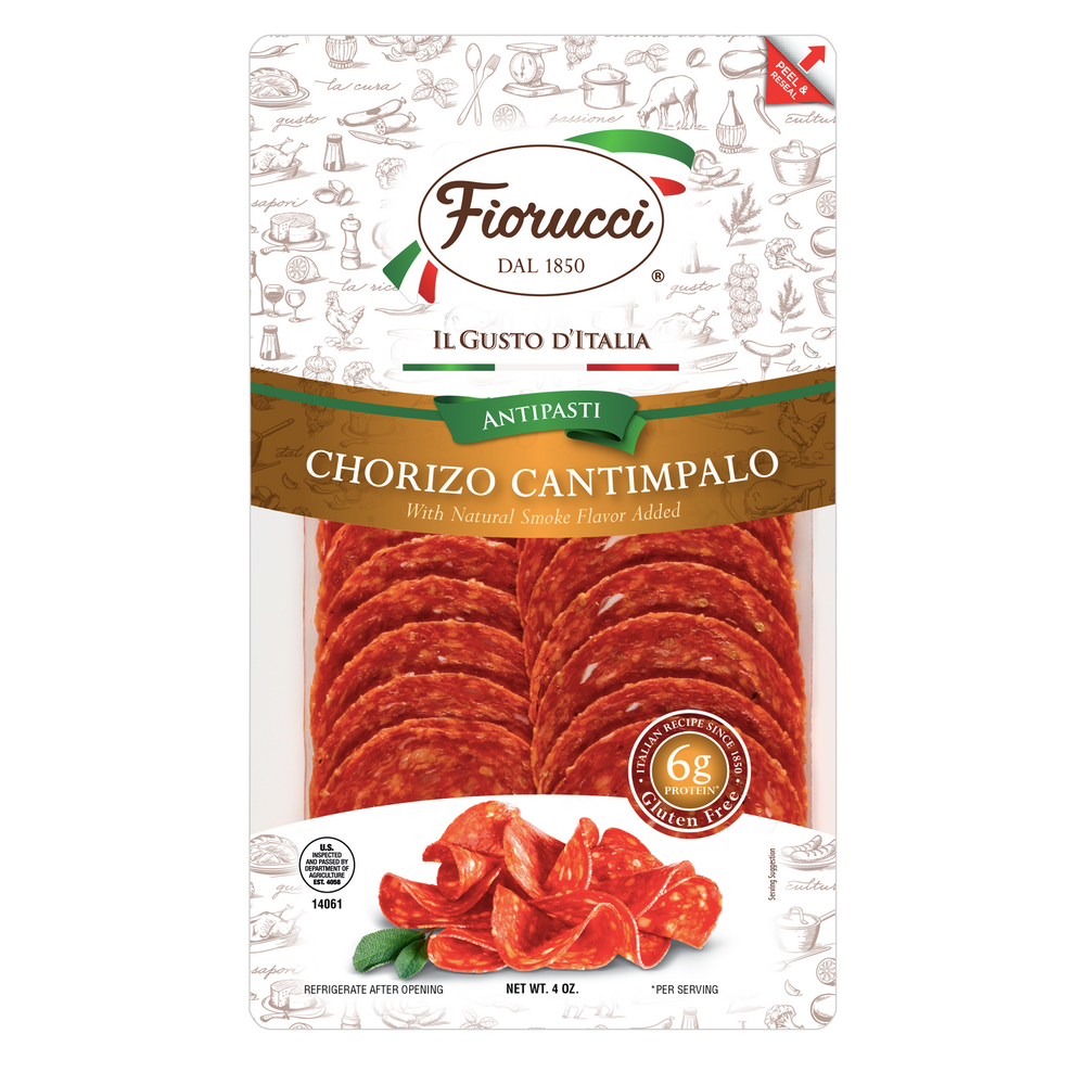 Chorizo Cantimpalo rebanado Fiorucci 113g