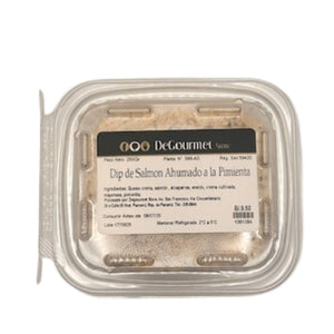 DeGourmet Dip de Salmón Ahumado a la Pimienta Fresco 250g